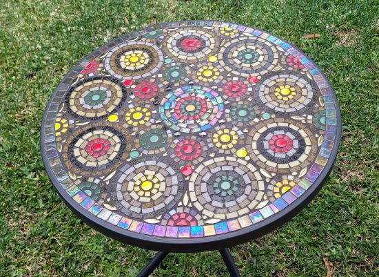 Glass Mosaic Table