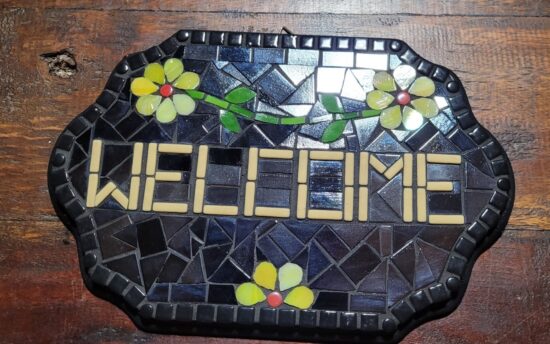 Welcome Sign - Black