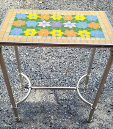 Flower Mosaic Table