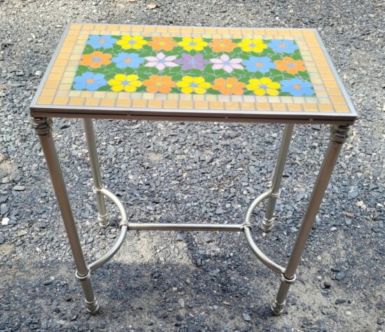 Flower Mosaic Table