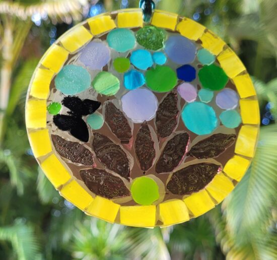 Yellow Rim Sun Catcher