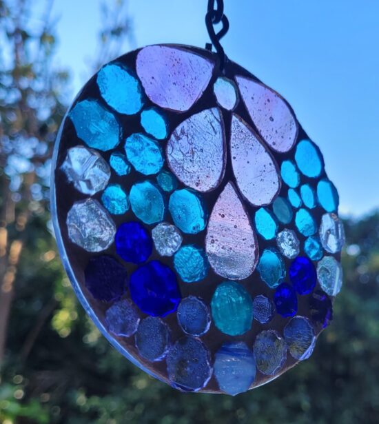 Pink & Blue Sun Catcher