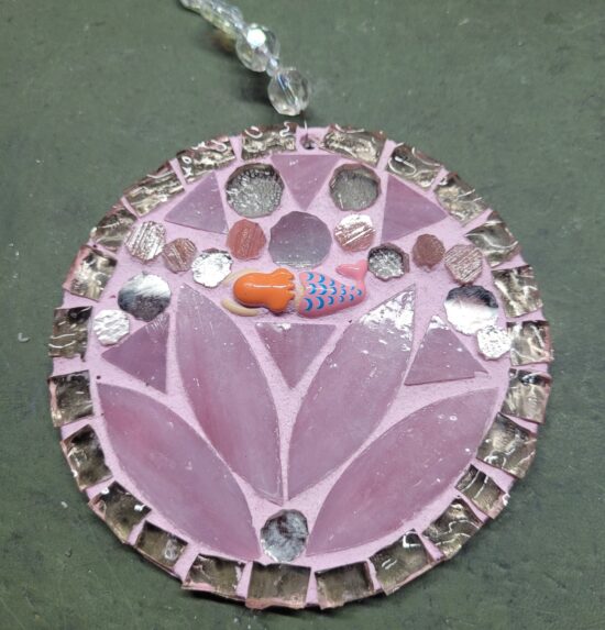 Pink Petals Swimmer Sun Catcher